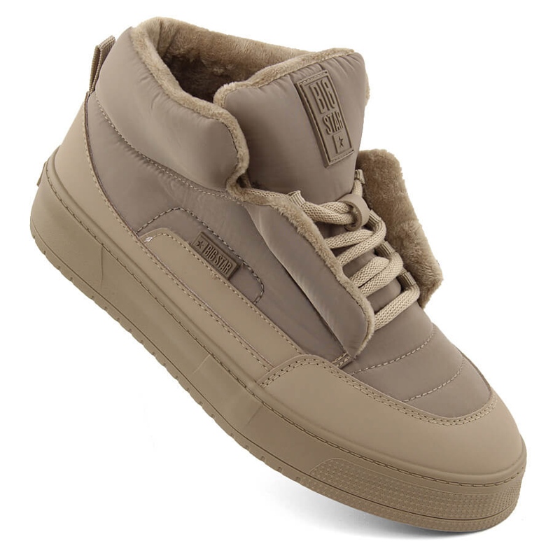 Botas isoladas femininas bege Big Star OO274A532