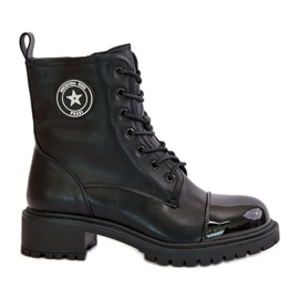 Botas de trabalho com zíper isolado preto Soratta