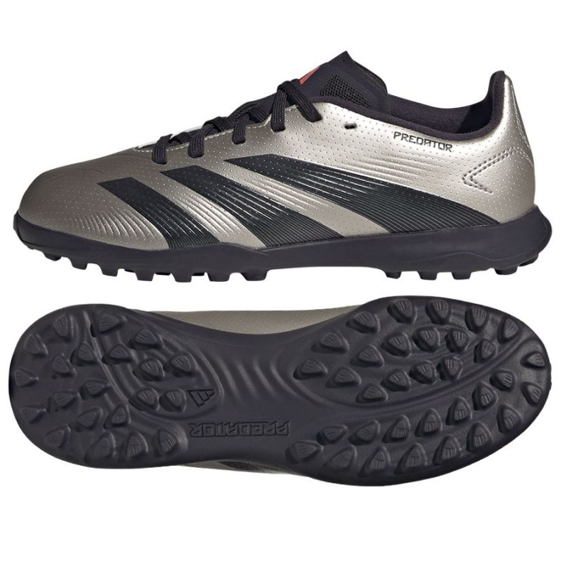 Chuteiras Adidas Predator League Tf IF6414 prata