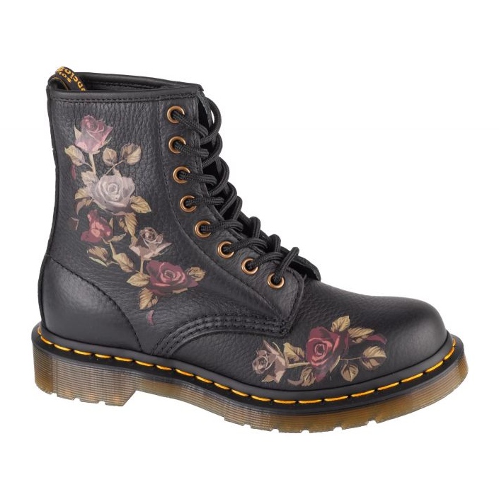 Sapatos Dr. Martens 1460 Rosas Decompostas DM32070001 preto