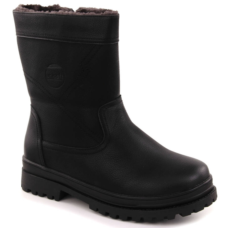 Botas de cano alto isoladas masculinas, pretas, Unisoft preto Botas de cano alto isoladas masculinas, pretas, Unisoft preto