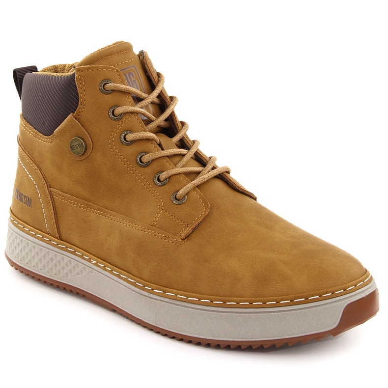 Tênis preto de cano alto masculino Big Star OO174561