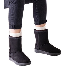 Botas de neve clássicas Libero com isolamento preto