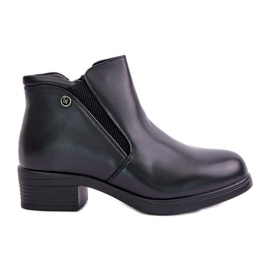 Botas de cano baixo com pele, Vinceza 85150 Pretas preto Botas de cano baixo com pele, Vinceza 85150 Pretas preto