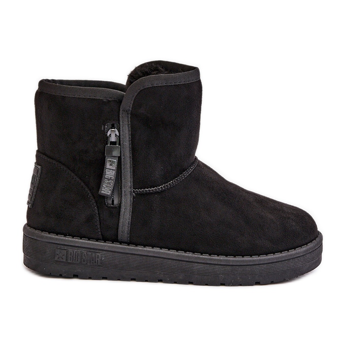 Botas de neve femininas Big Star OO274A163 pretas preto