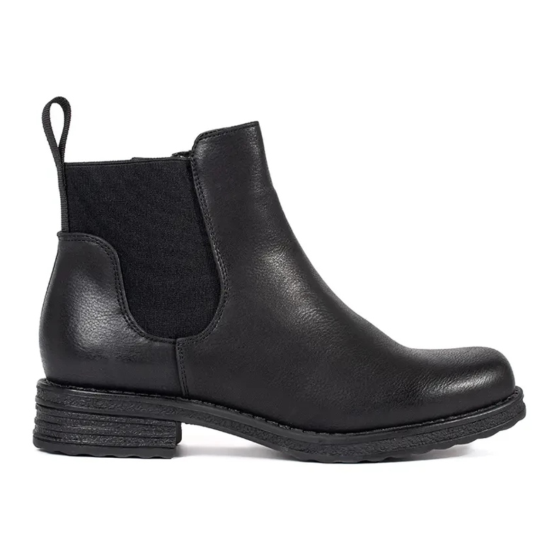 Botas Chelsea pretas femininas preto