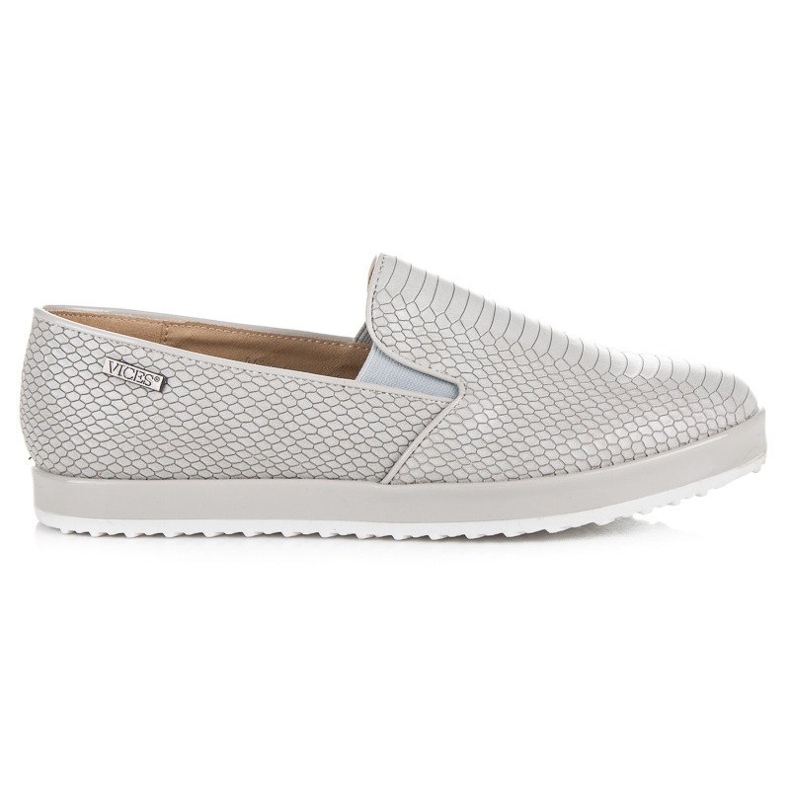 Vices Sapatos com motivos de animais cinza