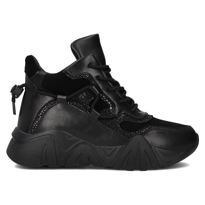 Filippo DBT6367/24 Botas plataforma de couro Bk, pretas preto