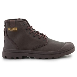 Sapatos Palladium Pampa Hi Coated U 74375-249-M Dark Cocoa marrom