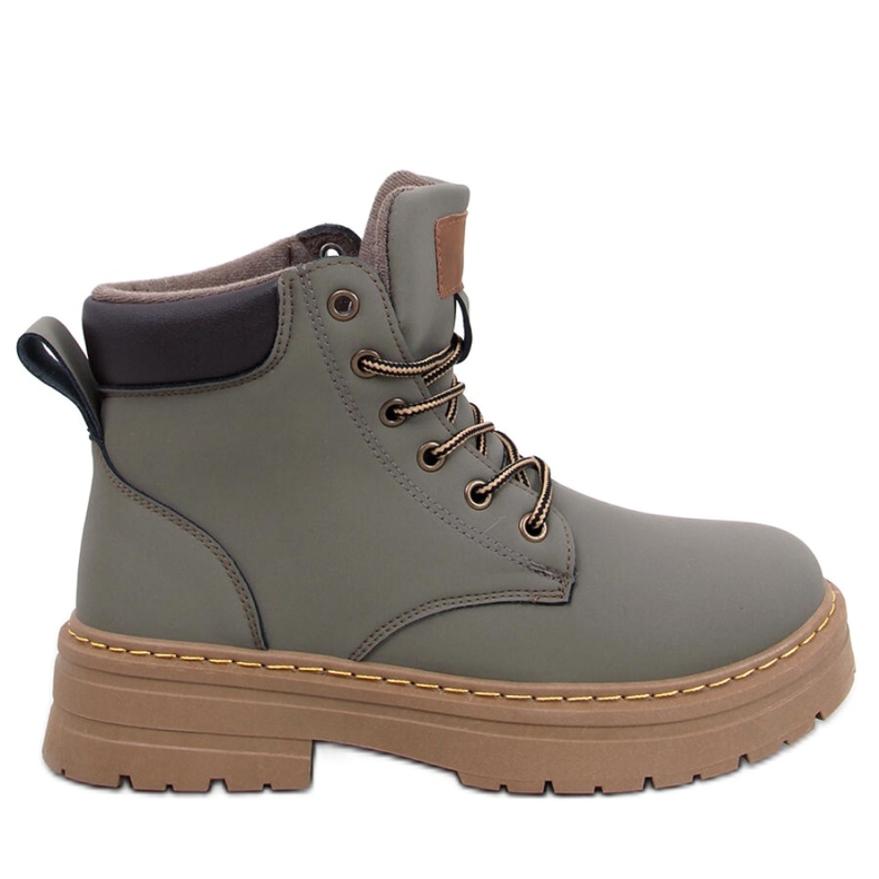 Bota de madeira feminina Kellers Green - Inello verde