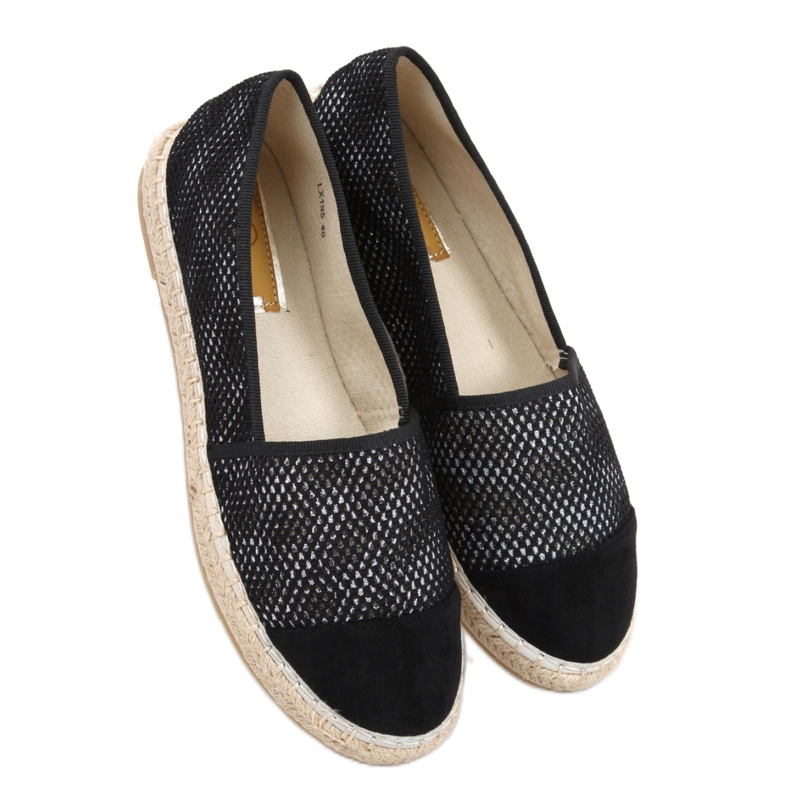 Alpercatas femininas Alika Black - Inello preto