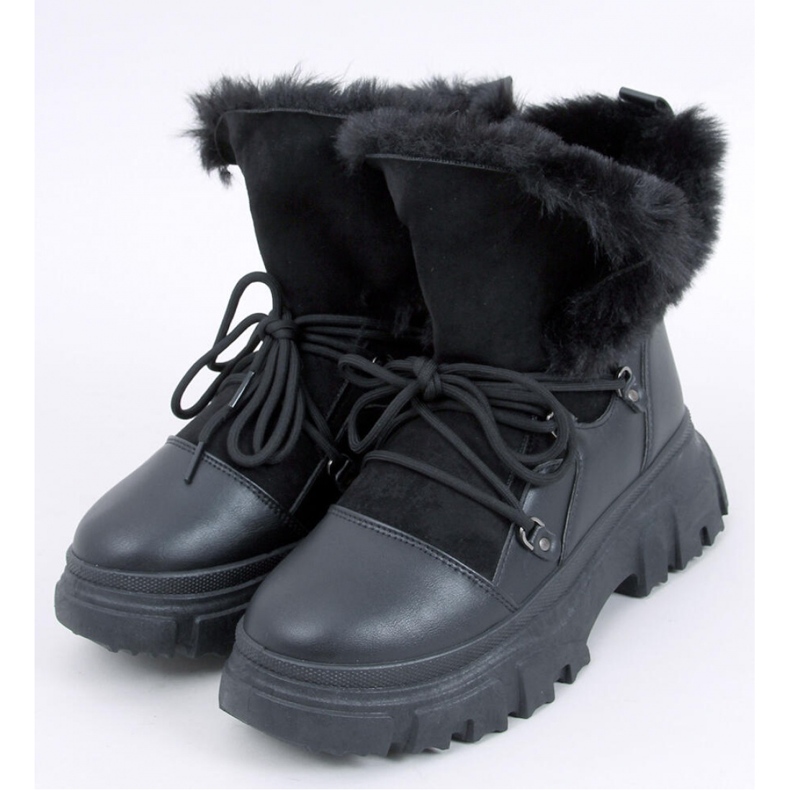 Jarl Black - Botas de neve femininas Inello preto
