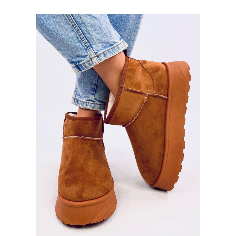 Rodmans Camel - Sapatos plataforma curtos Inello castanho