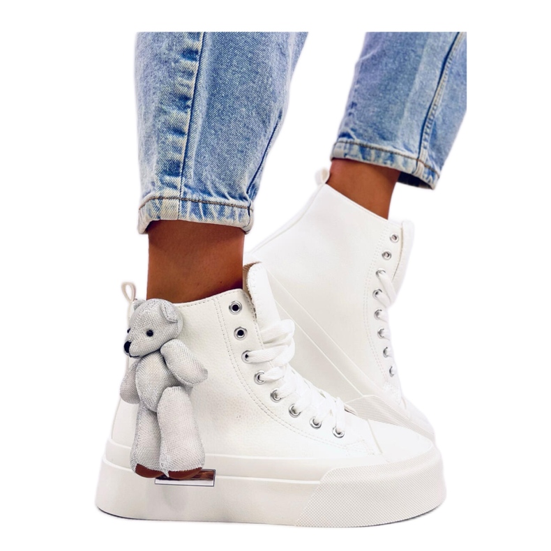 Rooks Tênis de pelúcia branco - Inello