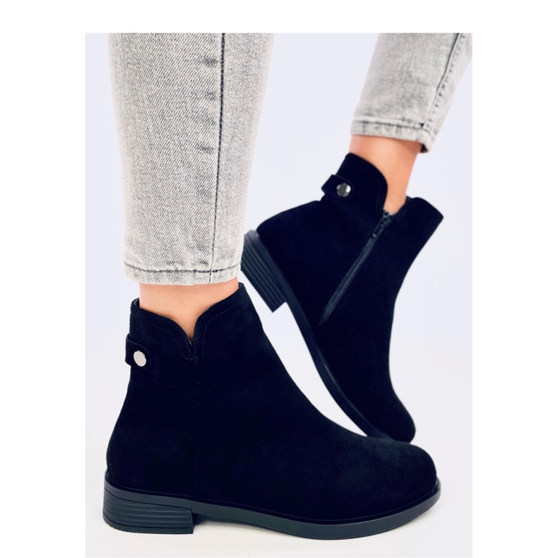 Botas Chelsea clássicas femininas Beres Preto - Inello