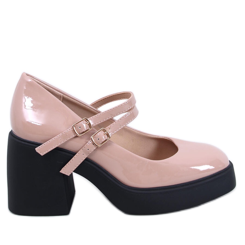 Lorai Sapatos de salto largo Khaki - Inello bege