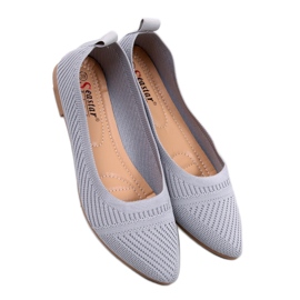 Sapatilhas de tecido cinza