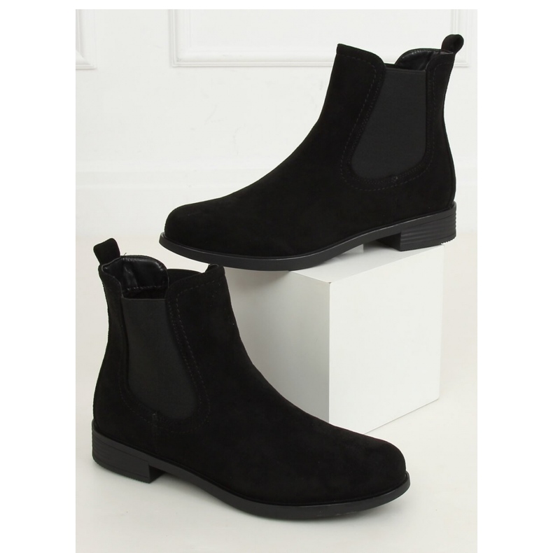 Botas Chelsea Clássicas Femininas Pretas MR-9 Pretas - Inello preto