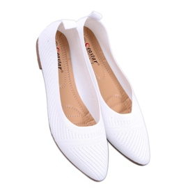 Sapatilhas de tecido branco Sapatilhas de tecido branco