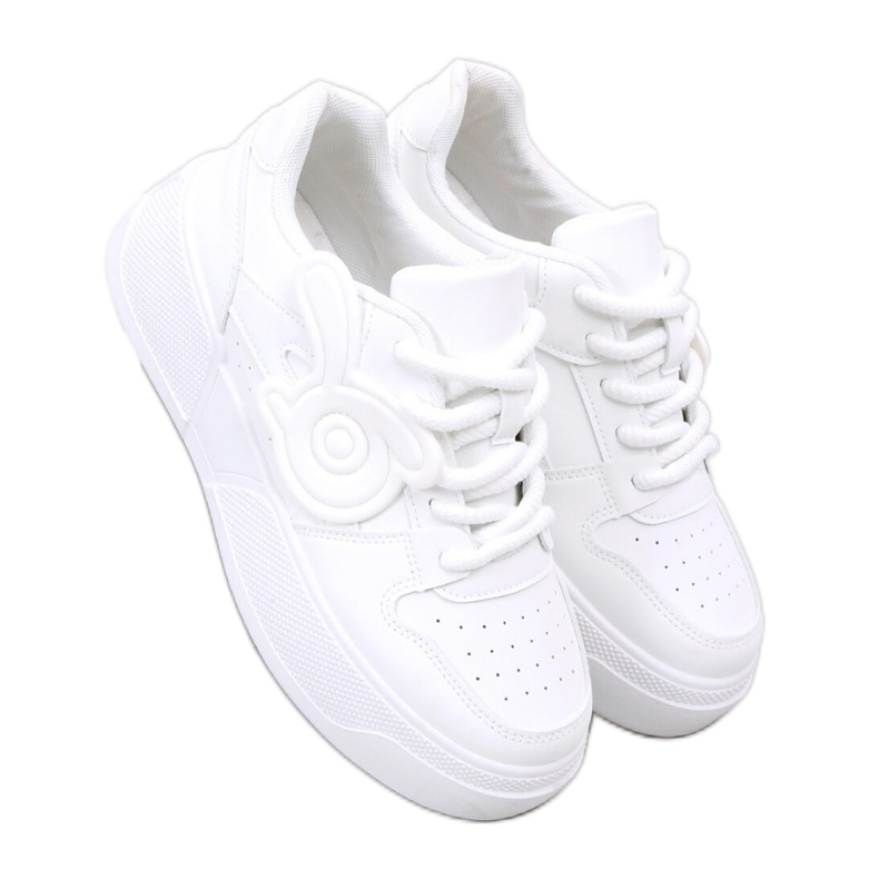 Tênis plataforma branco feminino