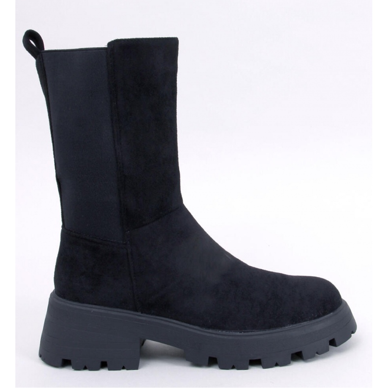 Seuss Bota Chelsea cano alto preta - Inello preto