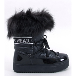 Kendals Botas de neve com pelo preto - Inello