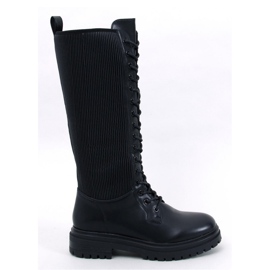 Eddies Black - Botas Inello com cano elástico preto Eddies Black - Botas Inello com cano elástico preto