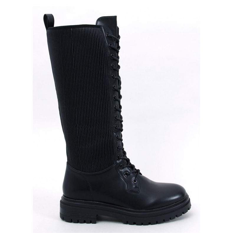 Eddies Black - Botas Inello com cano elástico preto