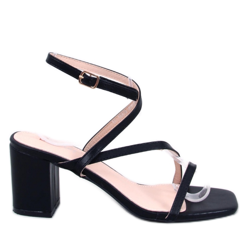 Theresa Sandália de salto alto preta - Inello preto