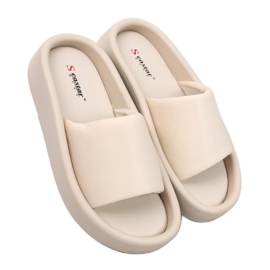 Fontes Sandália feminina soft bege - Inello