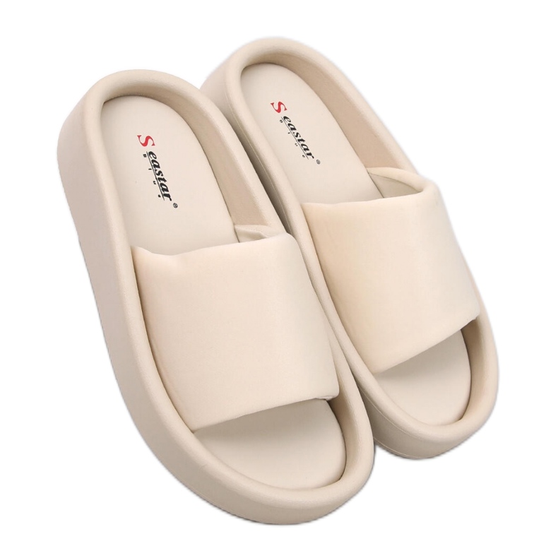 Fontes Sandália feminina soft bege - Inello