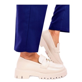 Rimet Mocassim plataforma bege - Inello Rimet Mocassim plataforma bege - Inello