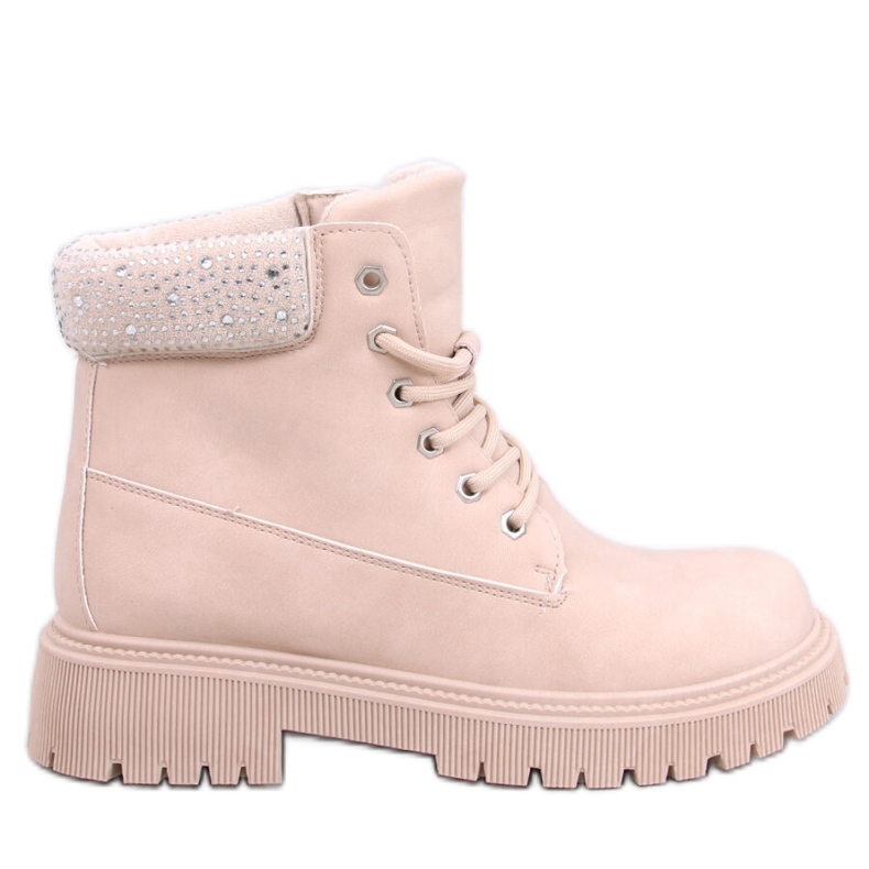 Botas femininas com isolamento Leode Bege - Inello