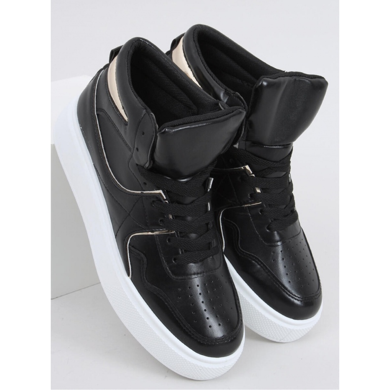 Erva Tênis cano alto preto - Inello