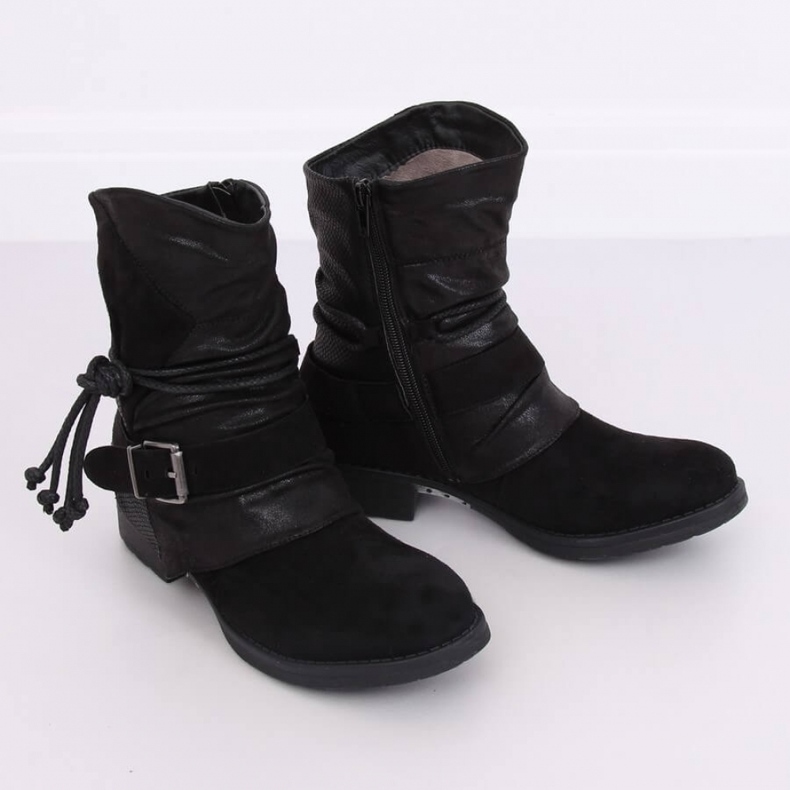 Botas Militares Pretas 201802-11B Pretas - Inello preto