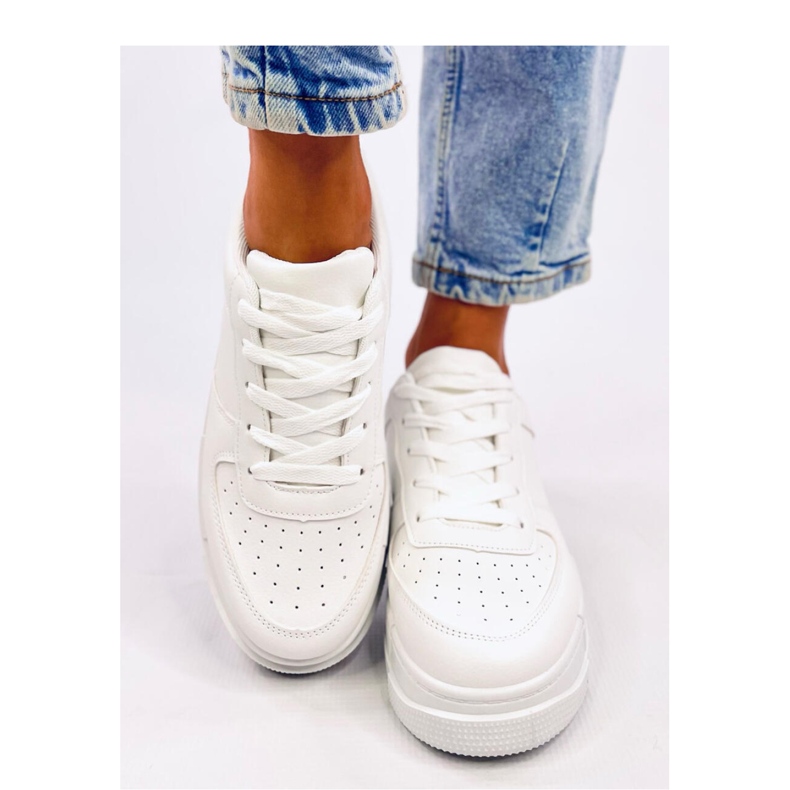 Clemons Tênis feminino Allwhite - Inello branco
