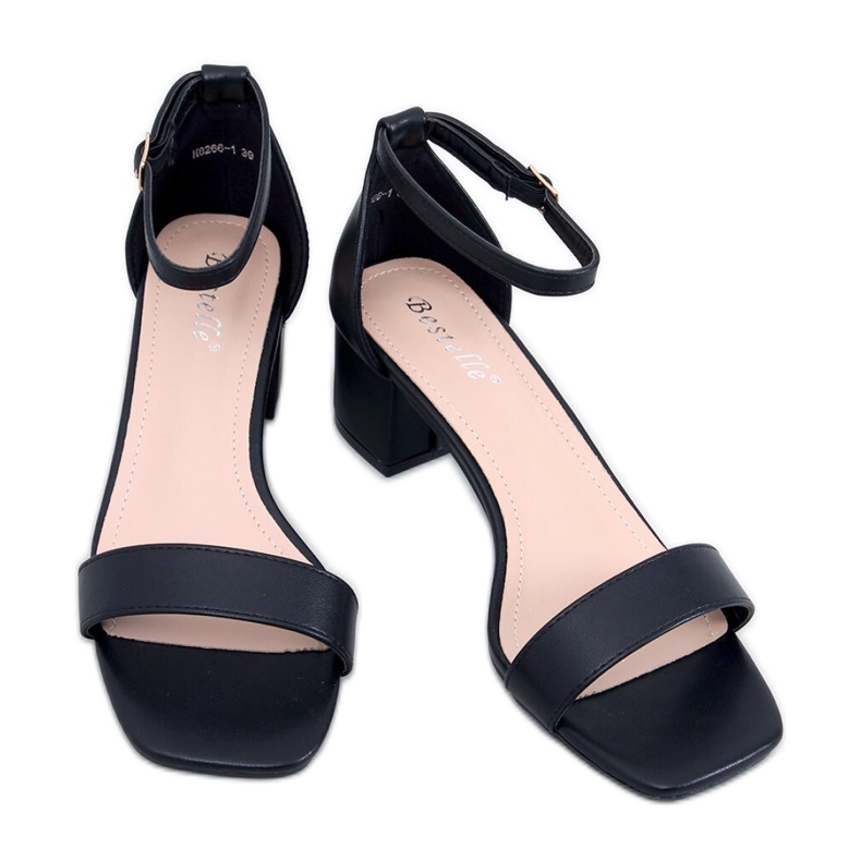 Sandália de salto alto Bronx preta - Inello. preto