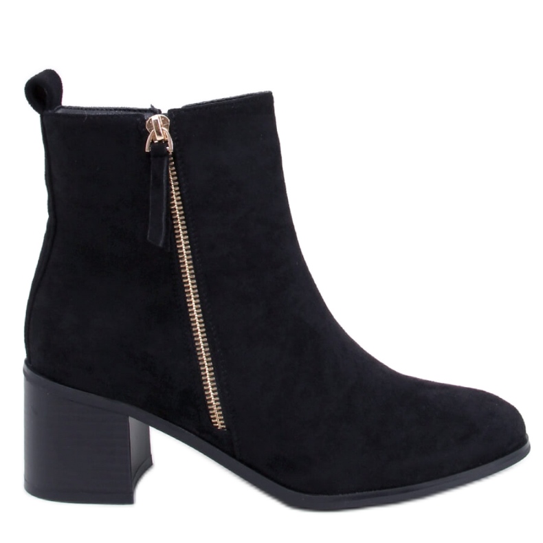 Aguirre Bota cano alto de camurça preta - Inello preto