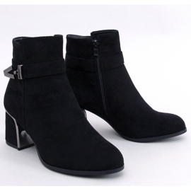 Botins elegantes de salto alto Khalia Preto - Inello Botins elegantes de salto alto Khalia Preto - Inello