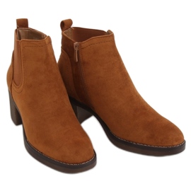 Botins Camel Salto Largo UK18P Camel - Inello marrom