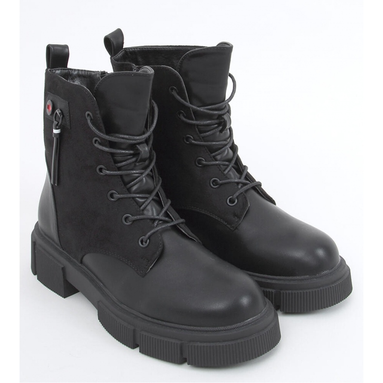 Provo Botins com solado grosso preto - Inello