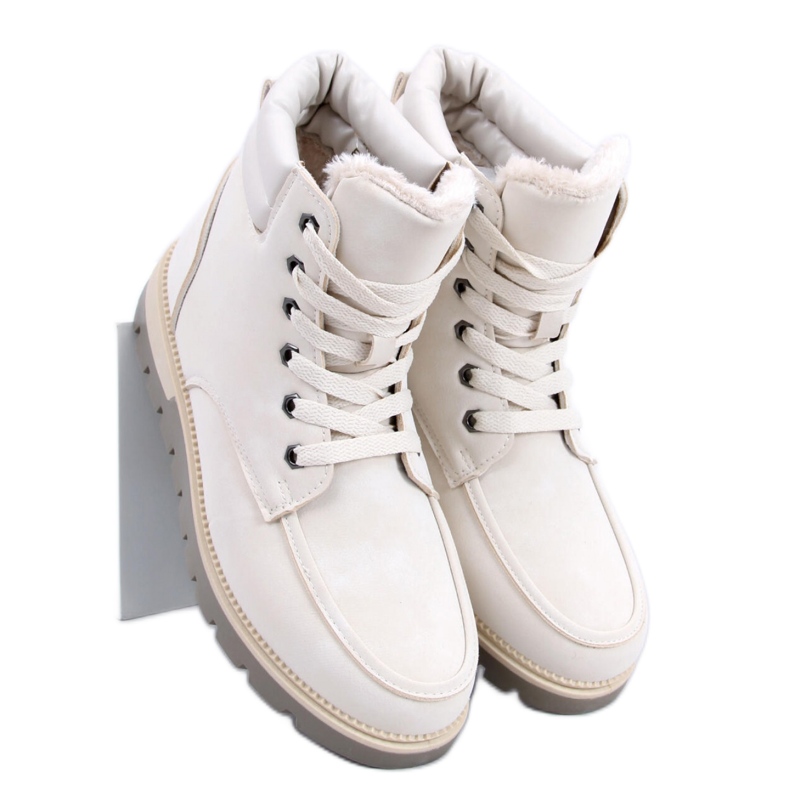 Germano Bota trapper com isolamento bege - Inello