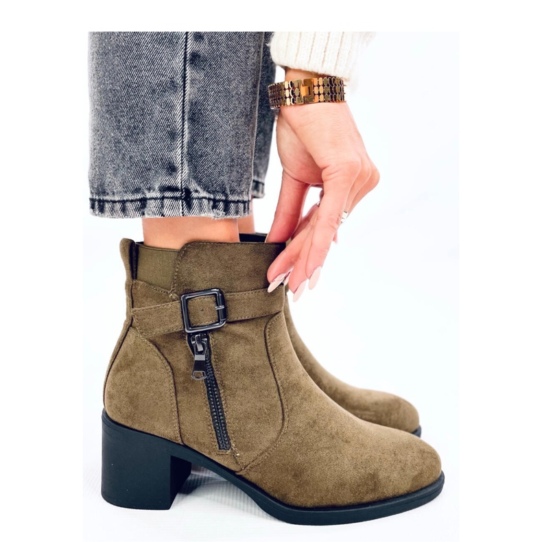 Botins clássicos de salto alto Irving Green - Inello verde