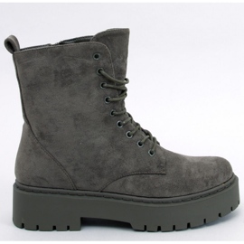 Burse Bota plataforma com cadarço verde - Inello