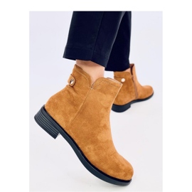 Botas Chelsea clássicas femininas Beres Camel - Inello marrom
