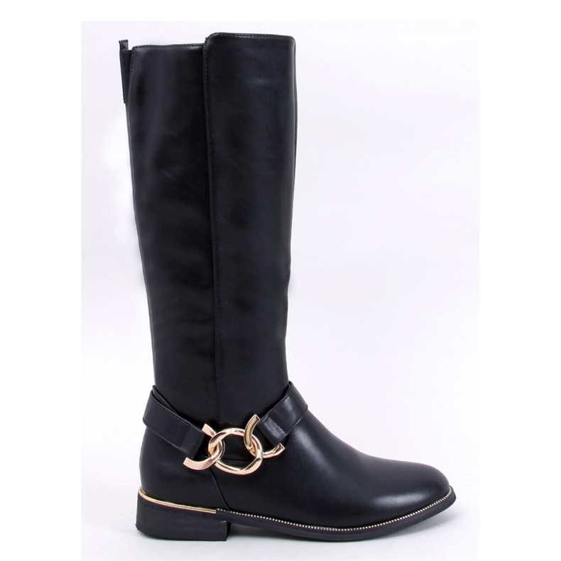Botas com corrente Devers Preto - Inello