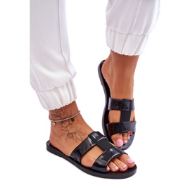Step in style Chinelo Sandália Modelo Zaxy JJ285263 Preta - Entre com estilo preto