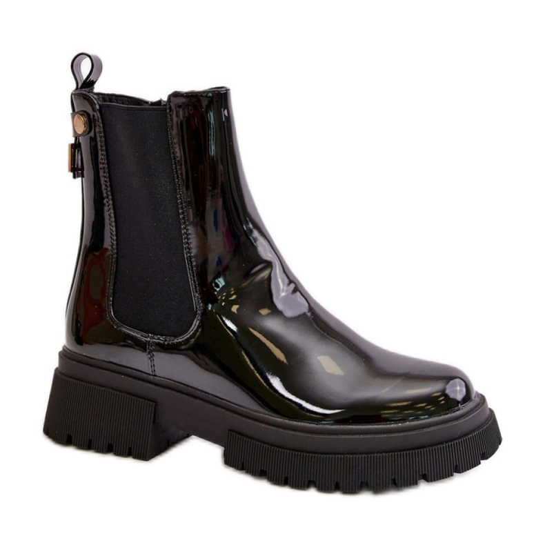 Step in style Botas Chelsea Modelo Groesta NS522P Pretas - Entre com estilo preto