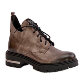 Step in style Botas Modelo Zazoo 60309 Bege Escuro - Entre com estilo