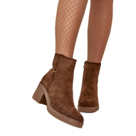 Step in style Botas Modelo Arkesia KE219 Khaki - Entre com estilo marrom